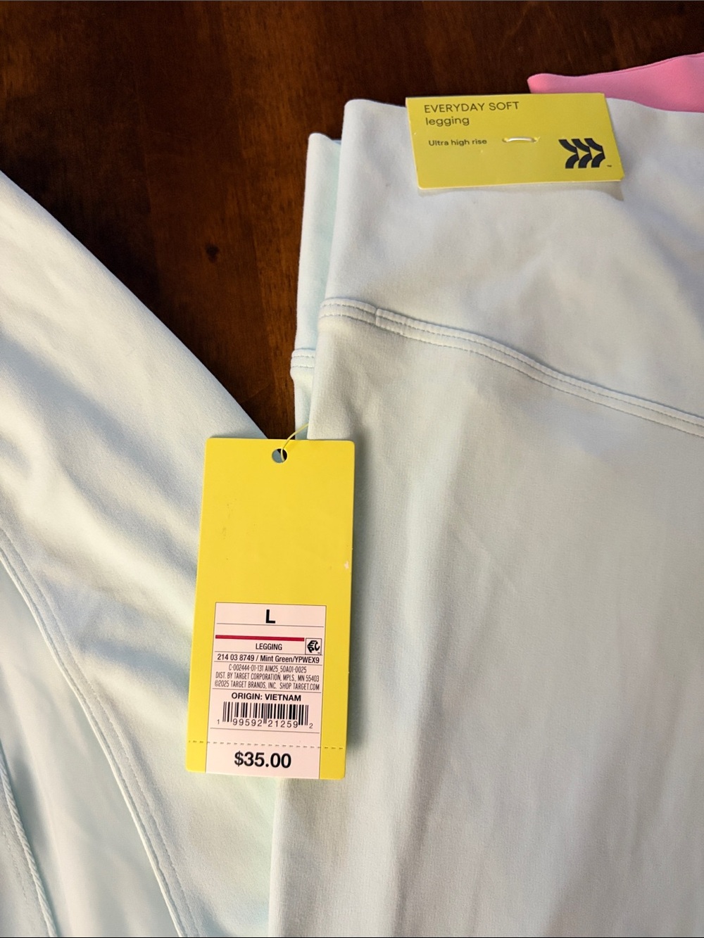 all in motion Bundle of 3 women’s size Large NWT Leggings Cotton Candy Colors - Picture 3 of 6